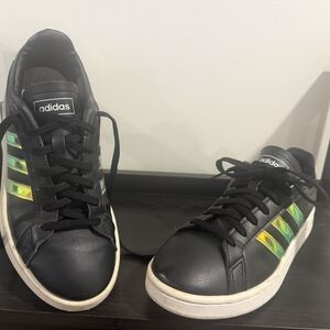Adidas Black and Gray Sneakers